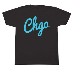 CHGO Black and Lt Blue T-Shirt