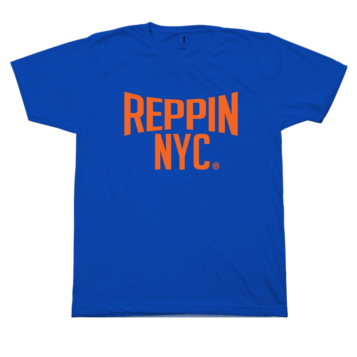 Reppin NYC Royal and Orange T-Shirt