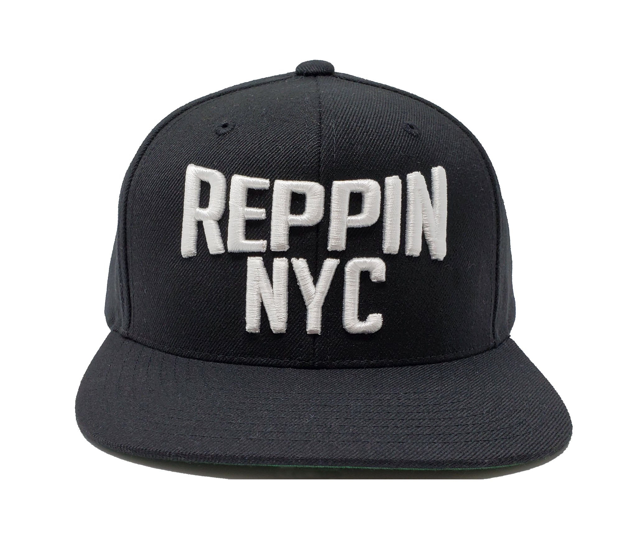 Reppin NYC Black and White Snapback