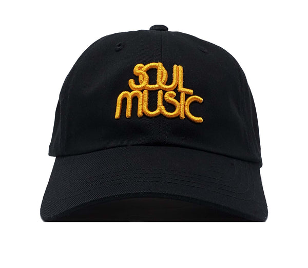 Soul Music Black and Gold Dad Cap