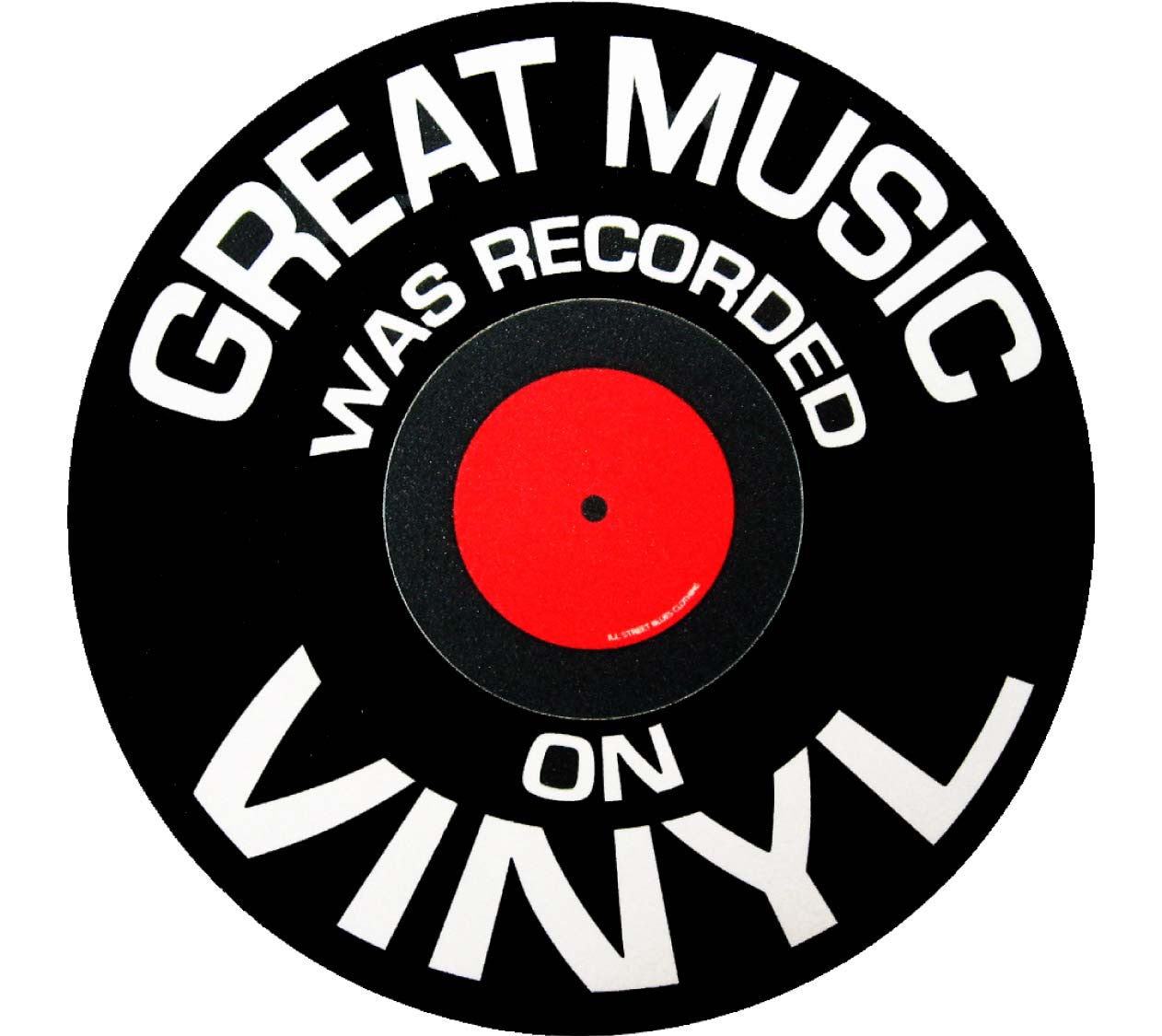 Great Music was Recorded on Vinyl Mousepad